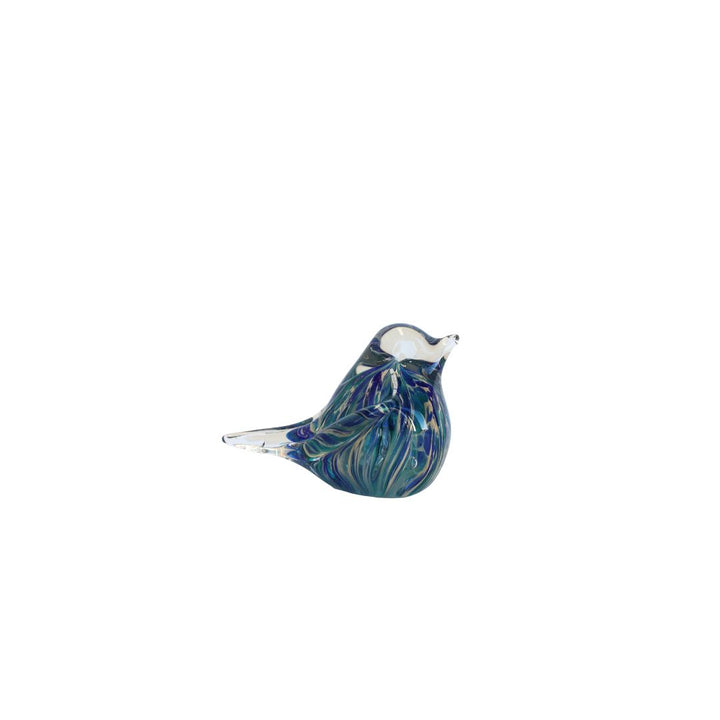 River Sitting Bird 9x11.5x6.5cm