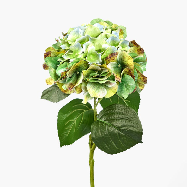 Real Touch Hydrangea 64cm Green