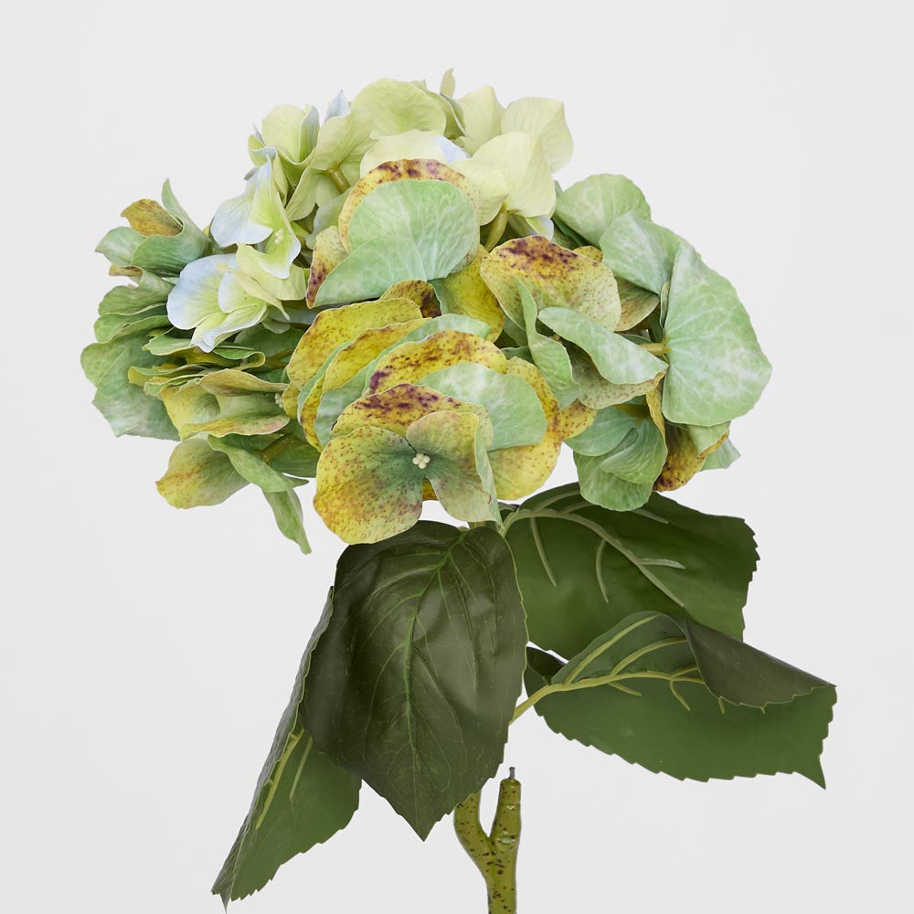 Real Touch Hydrangea 64cm Green