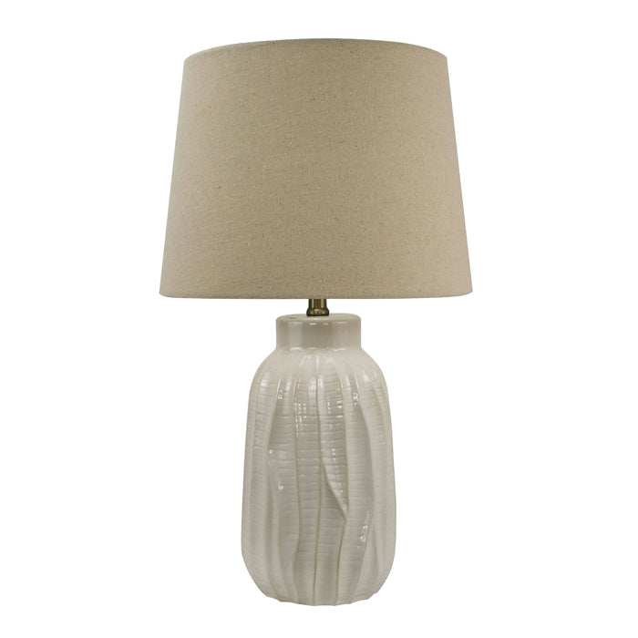 Coast Ceramic Oatmeal Organic Lamp