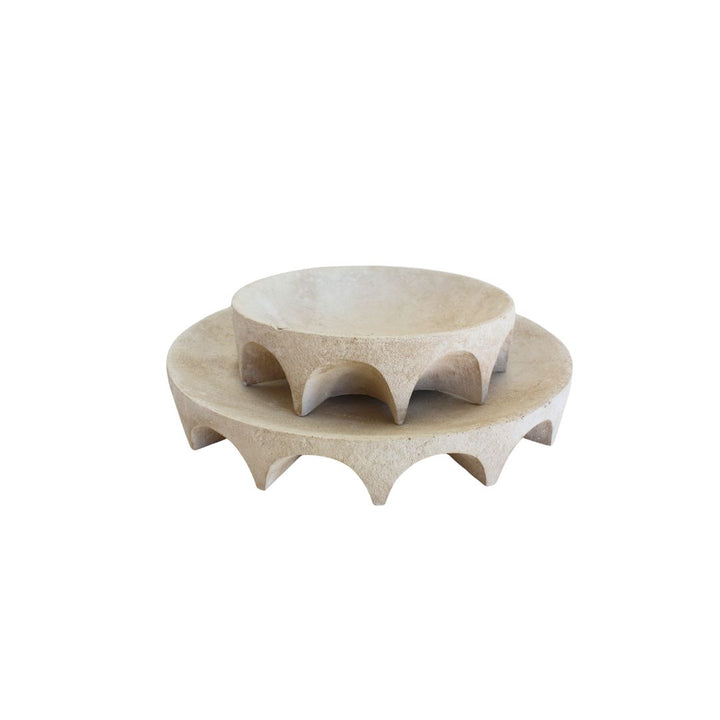 Arcus Scalloped Table Tray/Bowl (L) 38cm