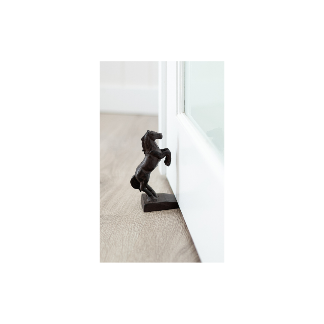 Rearing Horse Door Stop 16x12x16cm