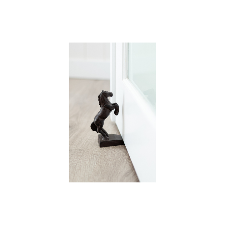 Rearing Horse Door Stop 16x12x16cm