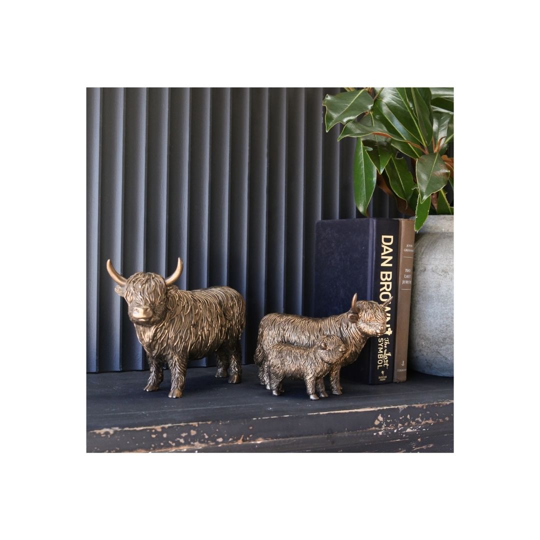 Highland Cow 18x25x9cm