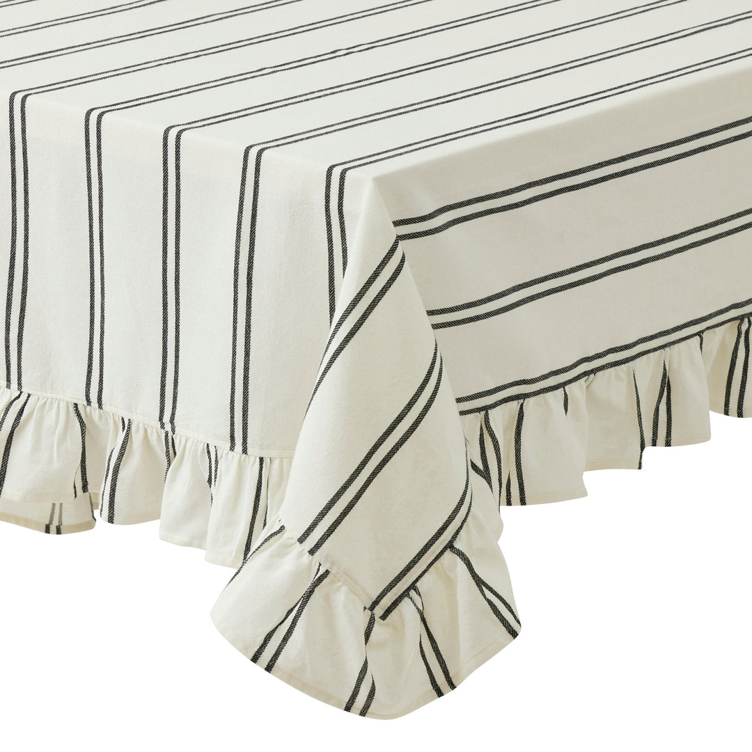 Sofia Cotton T`Cloth 150x250cm Ivory/Blk