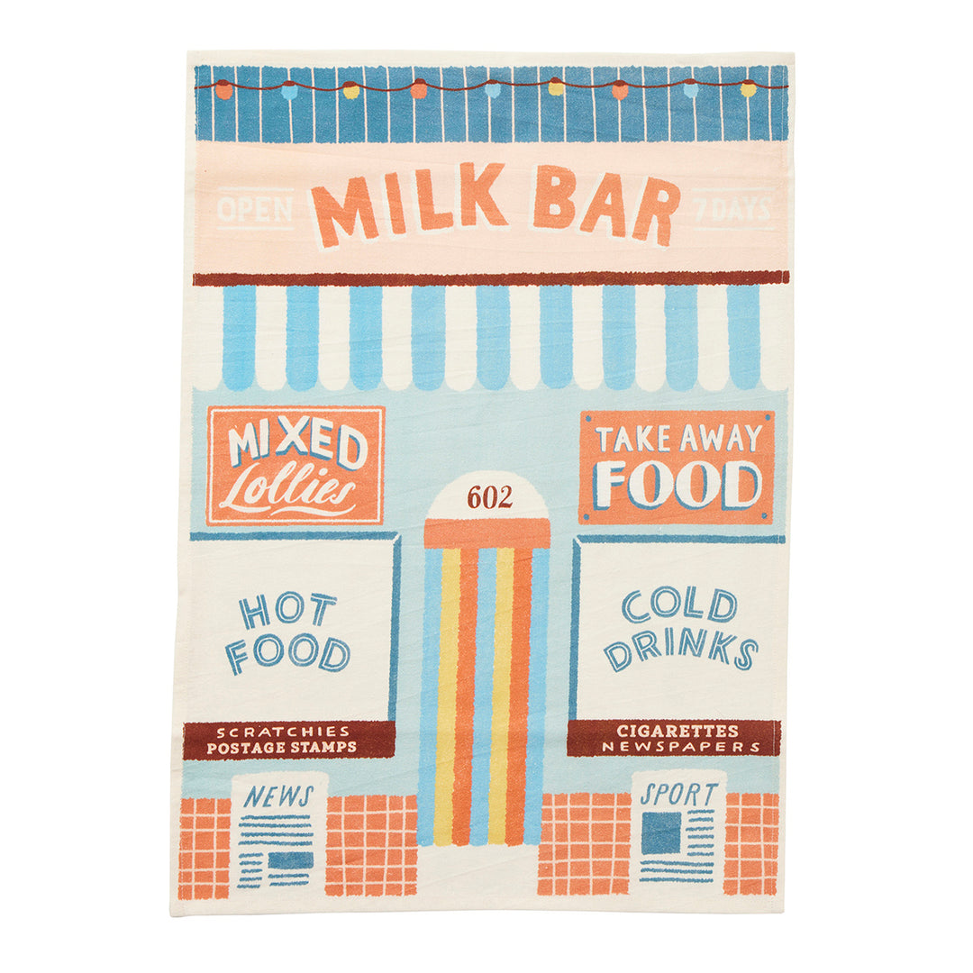 Milk Bar Cotton Tea Towel 50x70cm