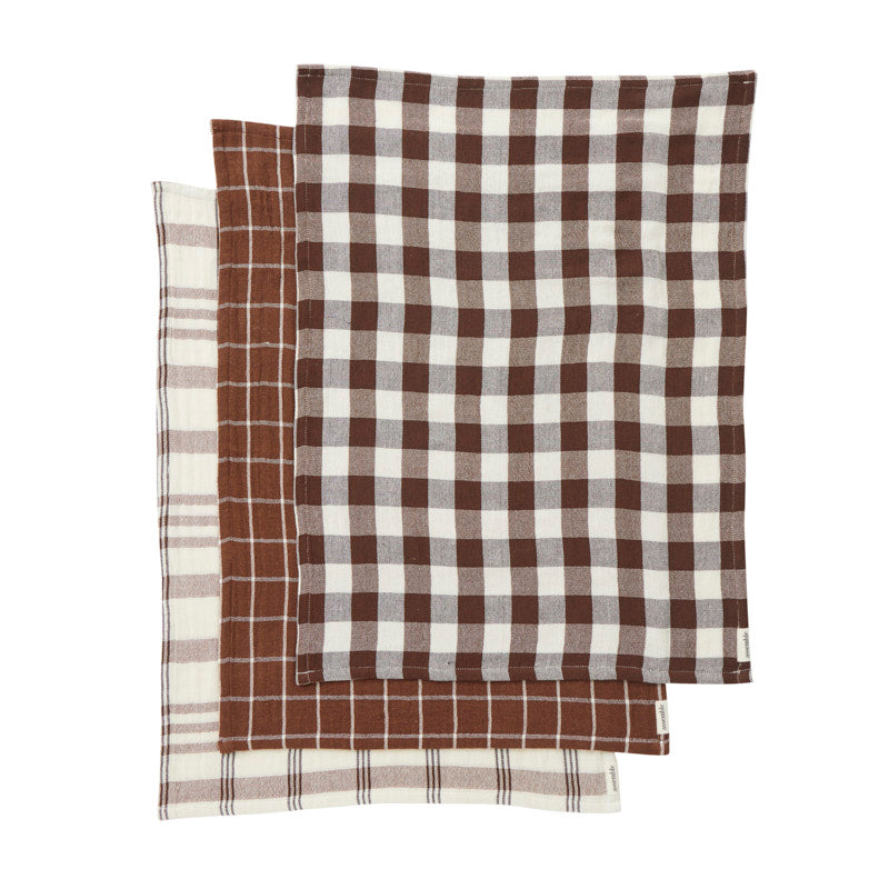 Kit S/3 Recycled Cott Teatowel 50x70cm