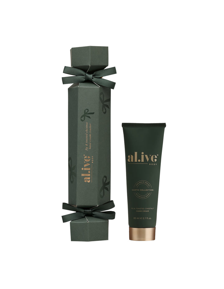 Al.ive Body Fig & Toasted Chestnut Hand Cream Cracker