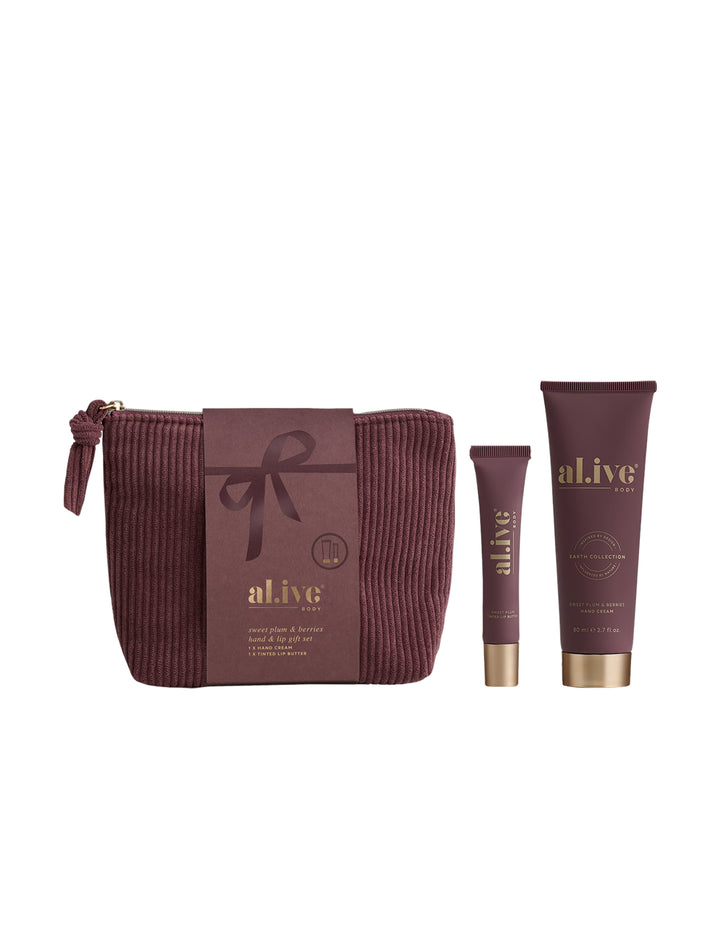 Al.ive Body Sweet Plum & Berries Hand & Lip Gift Set