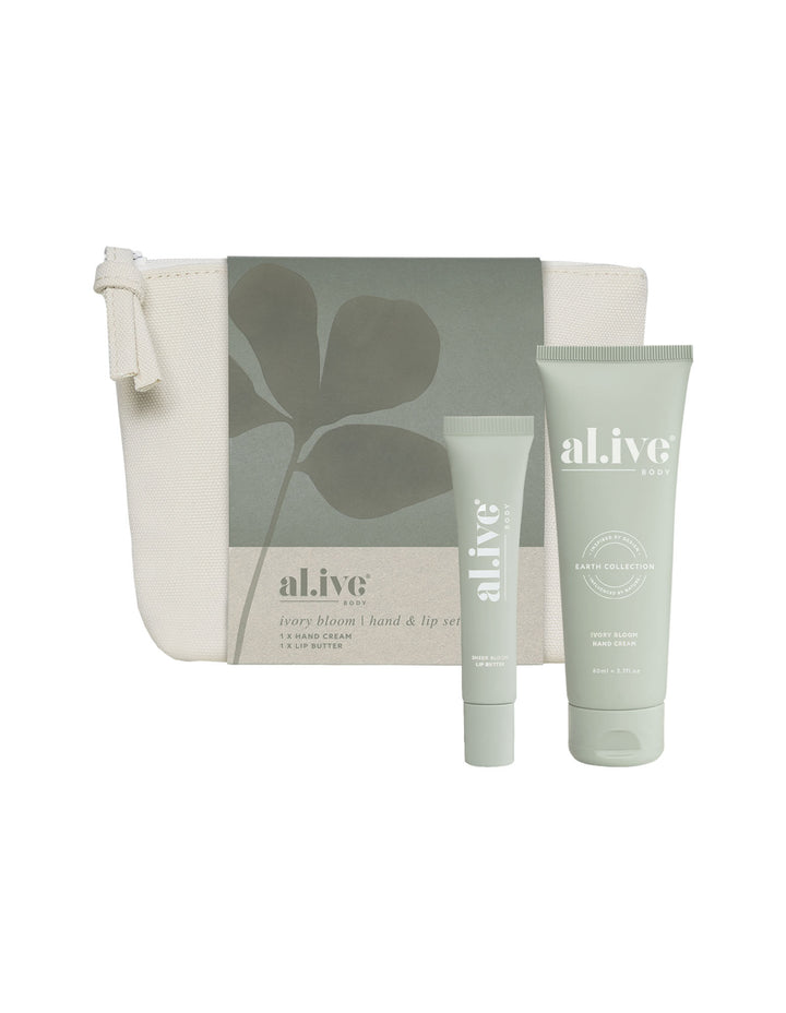 Al.ive Body Ivory Bloom - Hand And Lip Set
