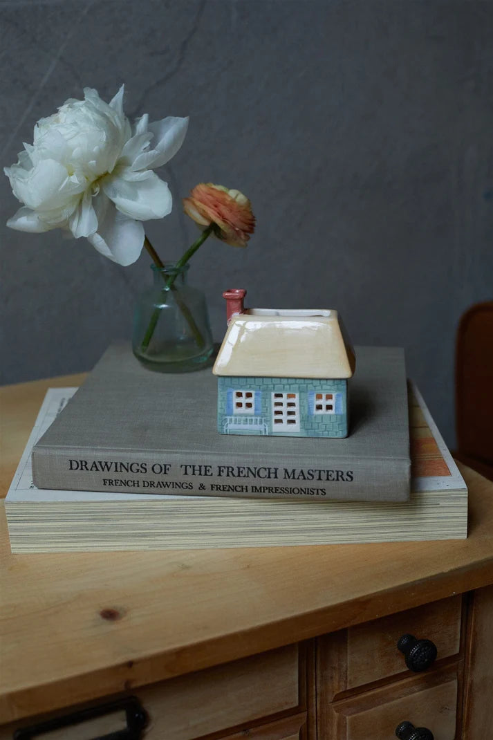 English Cottage Style Incense & Tea Light Holder