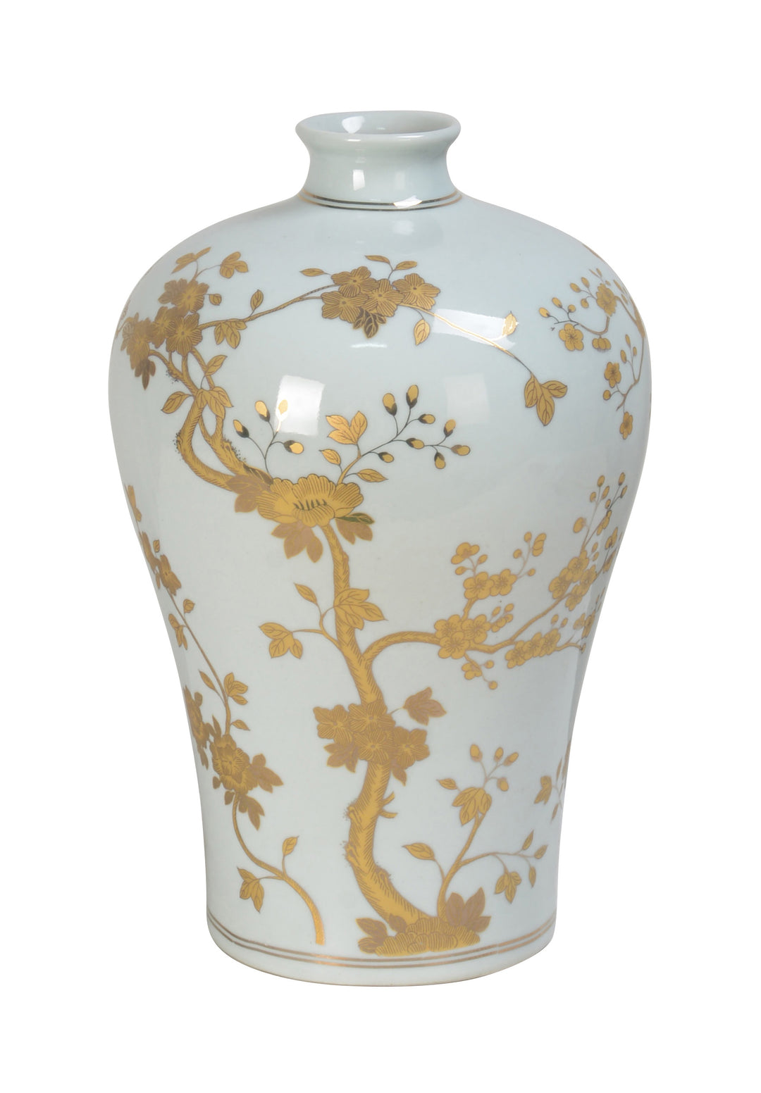 Blossom Narrow Vase 30.5cm Gold
