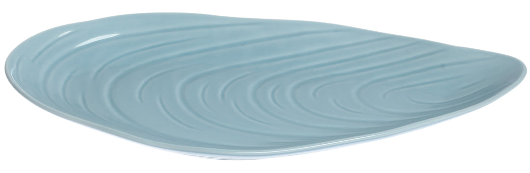 Oyster Plate 32cm Blue