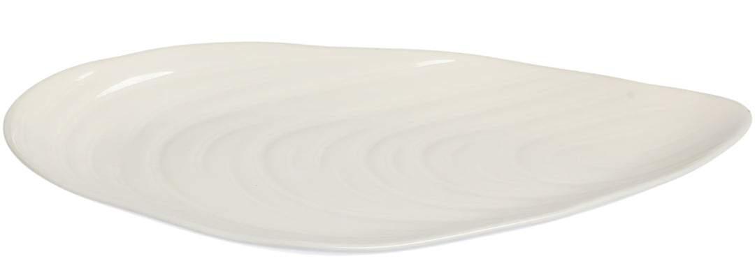 Oyster Plate 32cm White