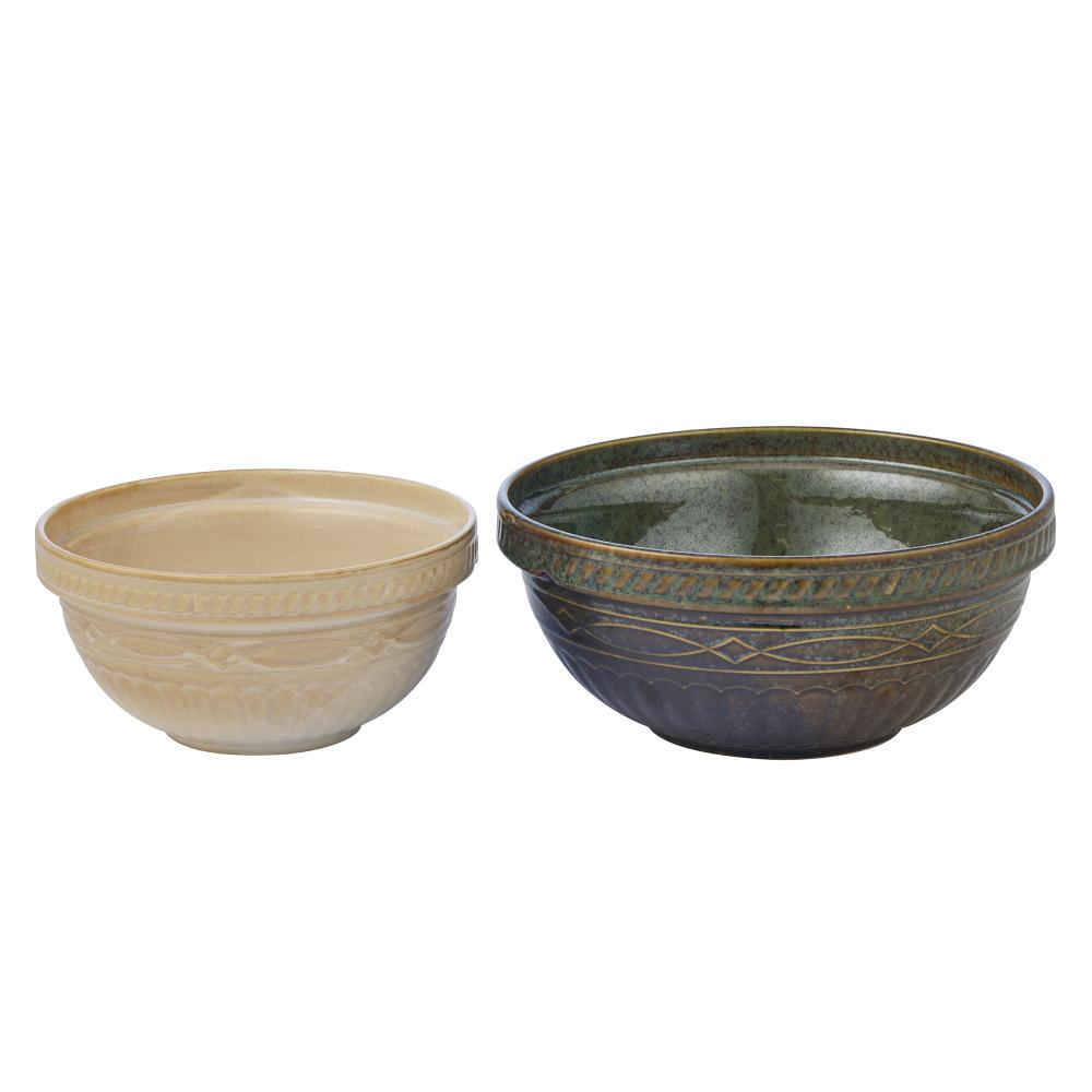 Loire 2pc Bowl Set 26x11.5cm Ceramic