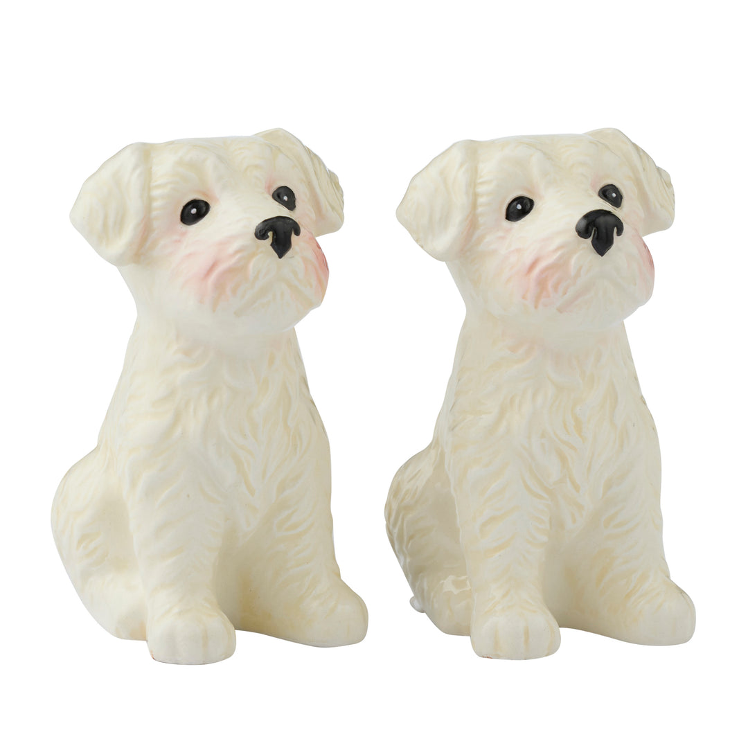Westie S/2 Ceramic S&P Shakers 6x4x9cm