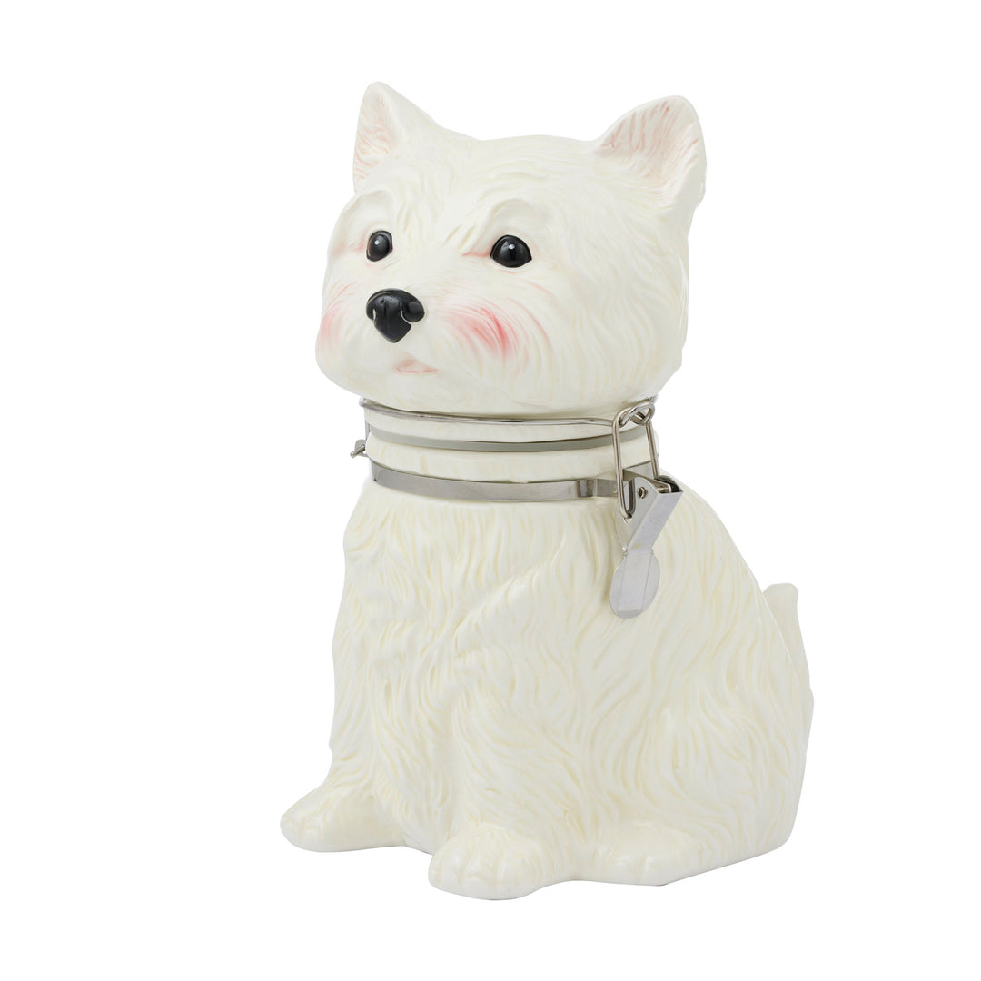 Westie Ceramic Storage Jar 14x18x24cm