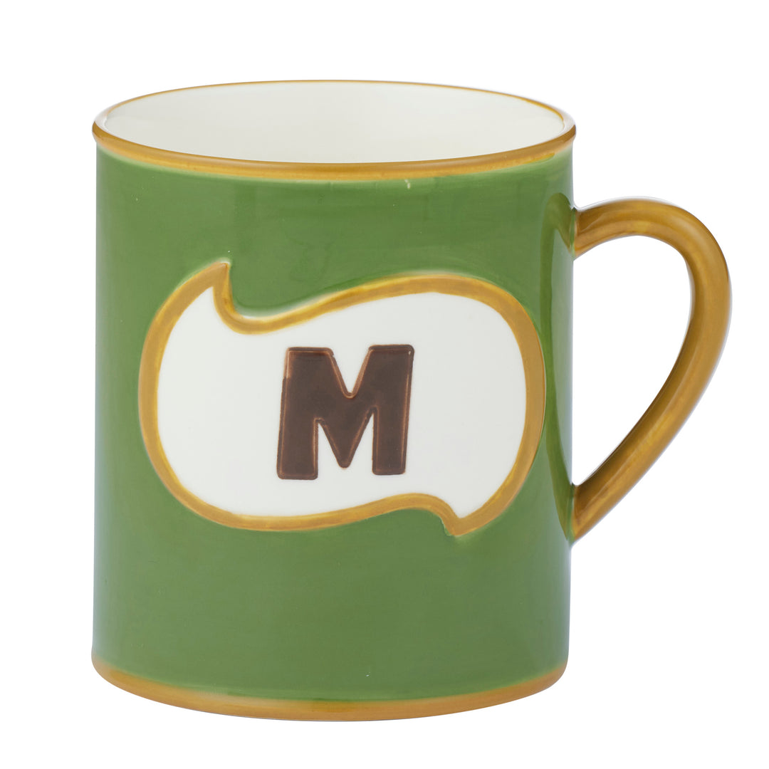 Malty Ceramic Mug 8.5x10cm Green