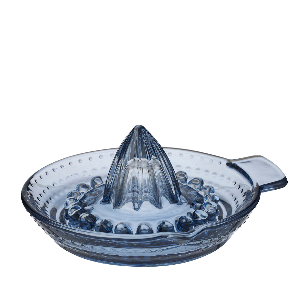Lia Glass Juicer Denim 14x14x6cm