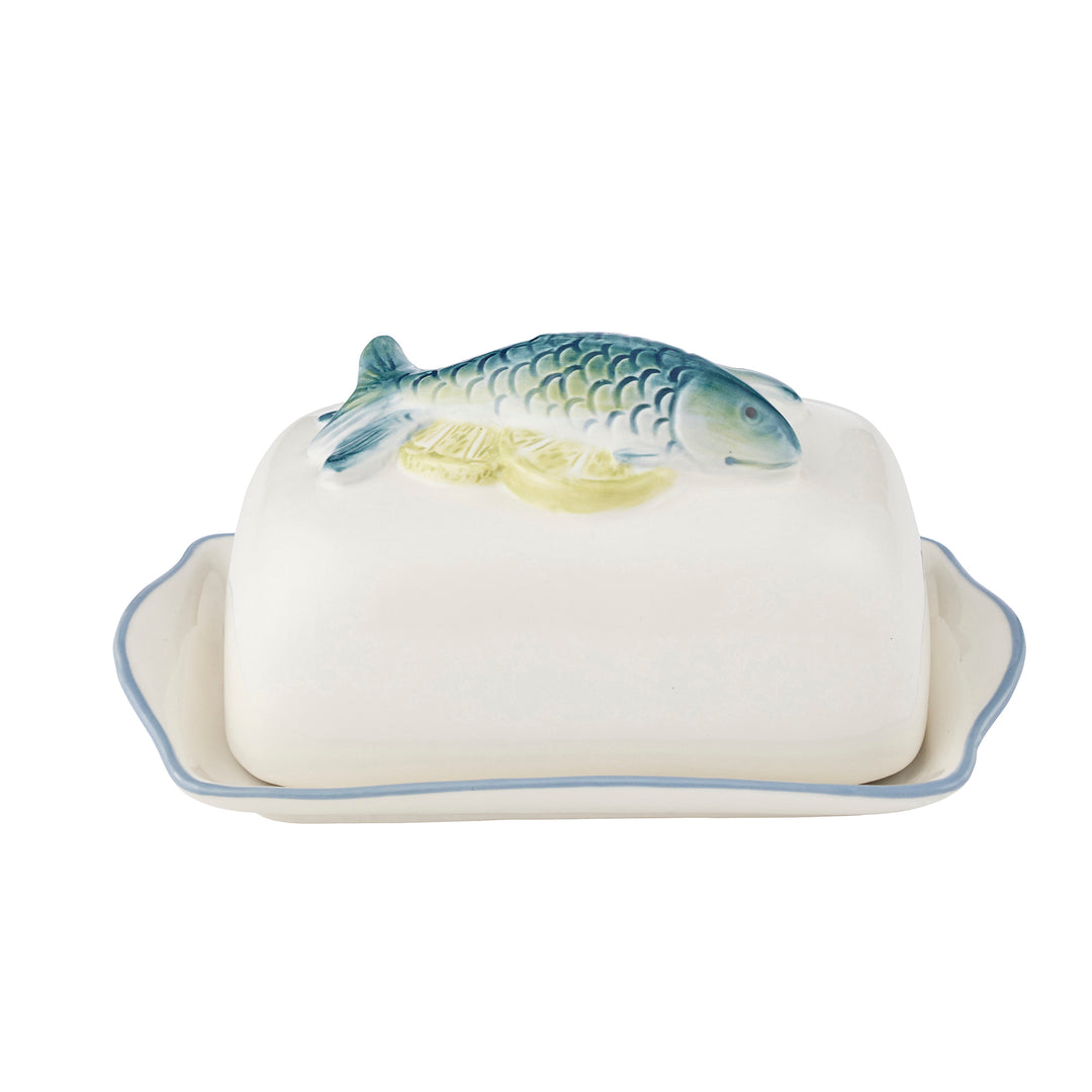 Azur Ceramic Butter Dish 17x10x7.5cm
