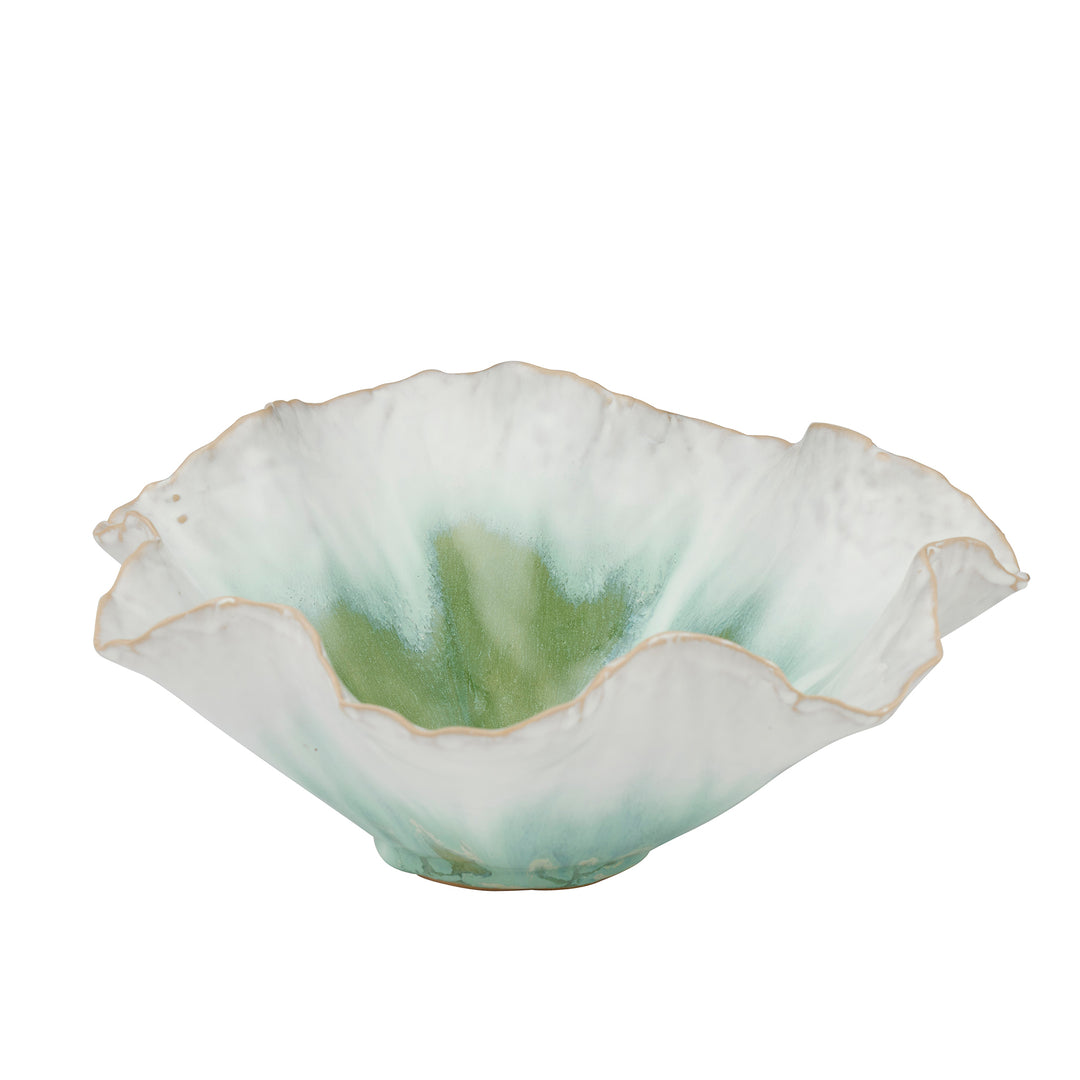 Callie Ceramic Bowl Green 26x11cm