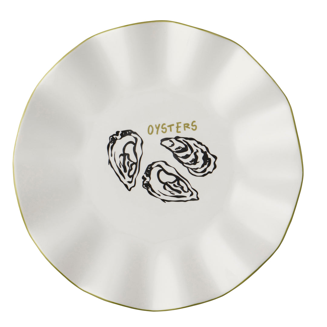 Mangiare Oysters Ceramic Platter 32cm