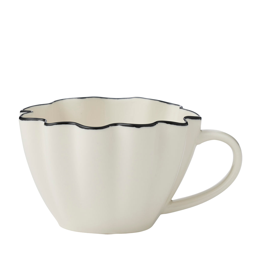 Winslow Ceramic Mug Ivory/Black 15x12.5x8cm