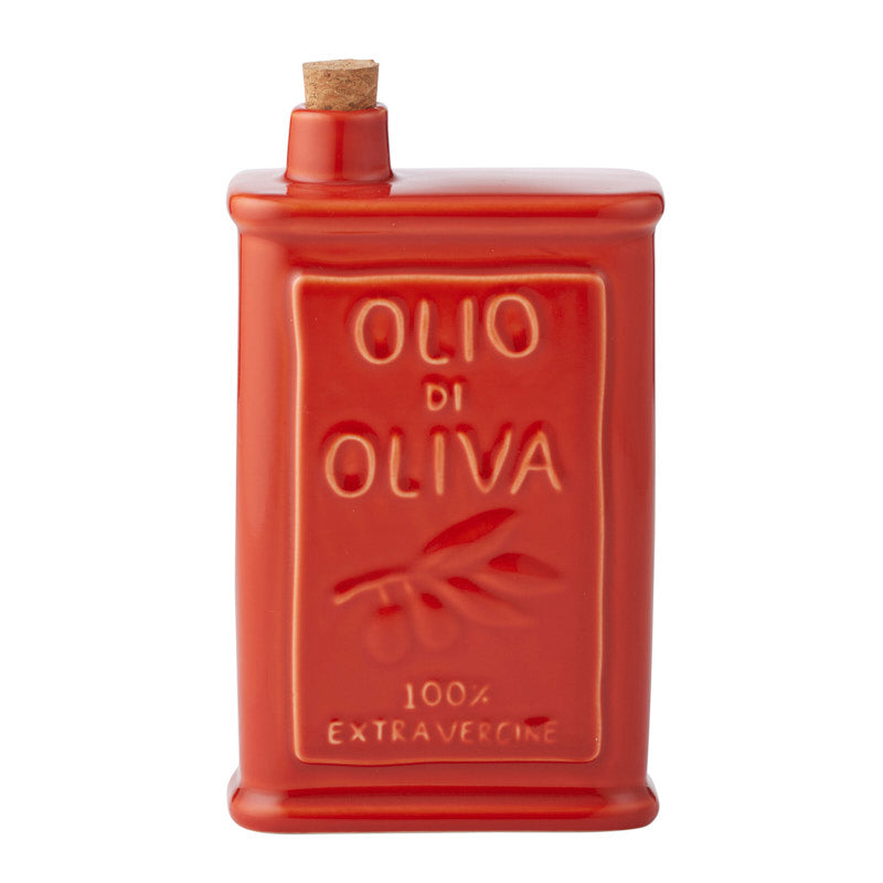 Olio Ceramic Oil Bottle12x6x22cm Rust