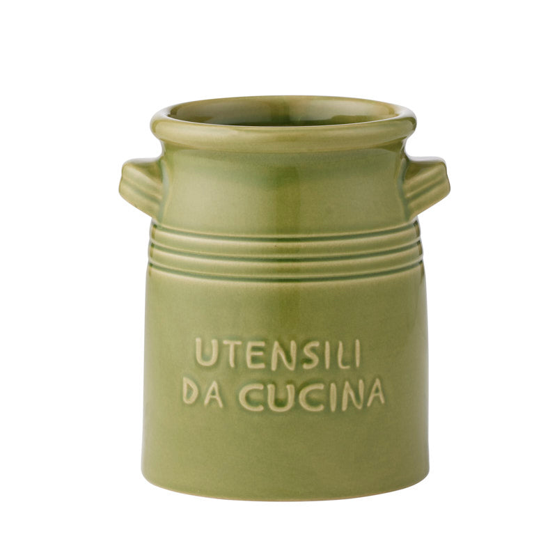 Utensili Cer Utensil Holder 16x18cm Oliv