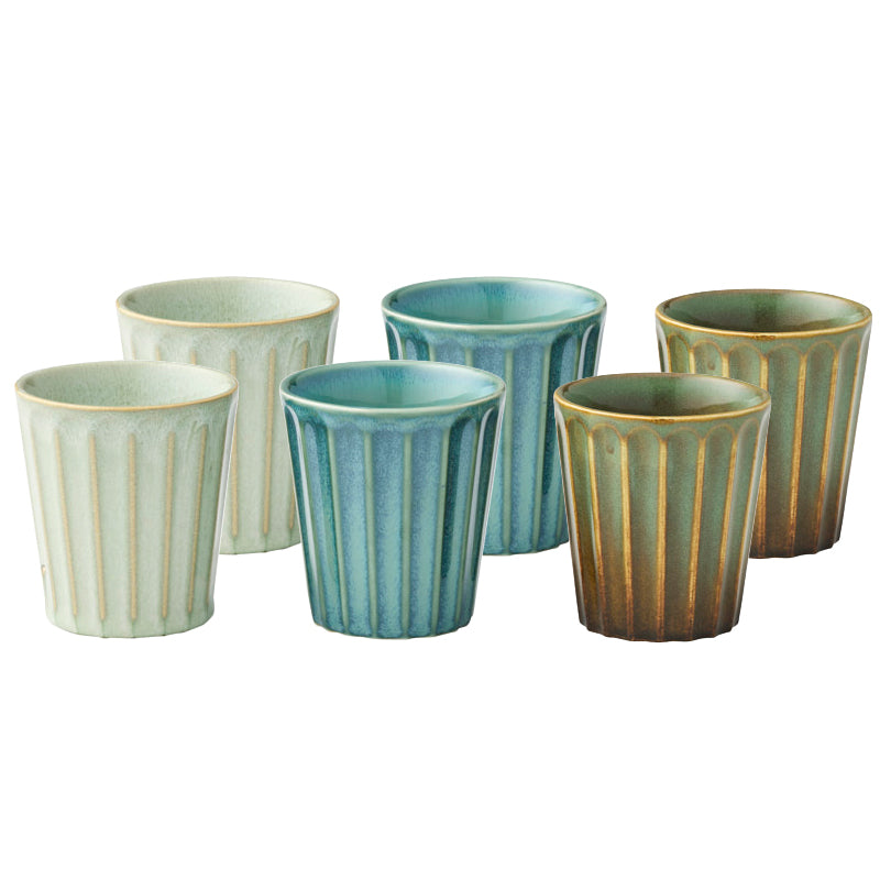 Vail S/6 Cer Macc Cup 7x7.5cm Ocean