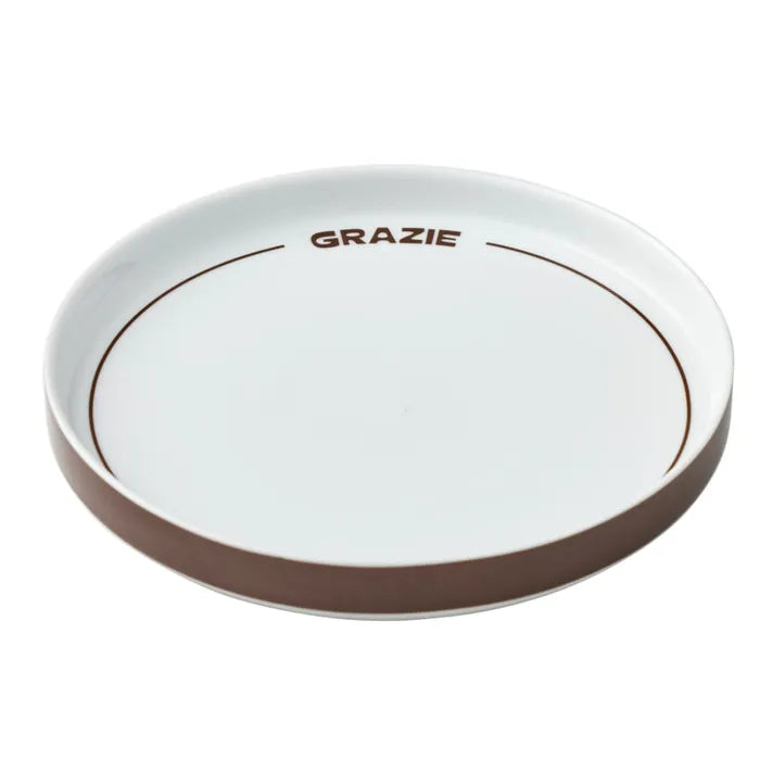Grazie Ceramic Side Plate 20cm Cocoa