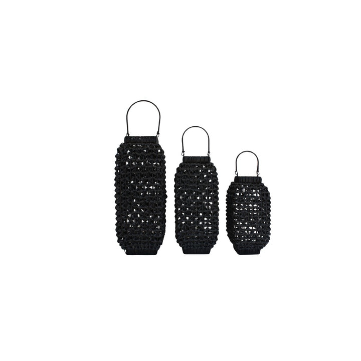 Havana Lantern Black (M) 50cm