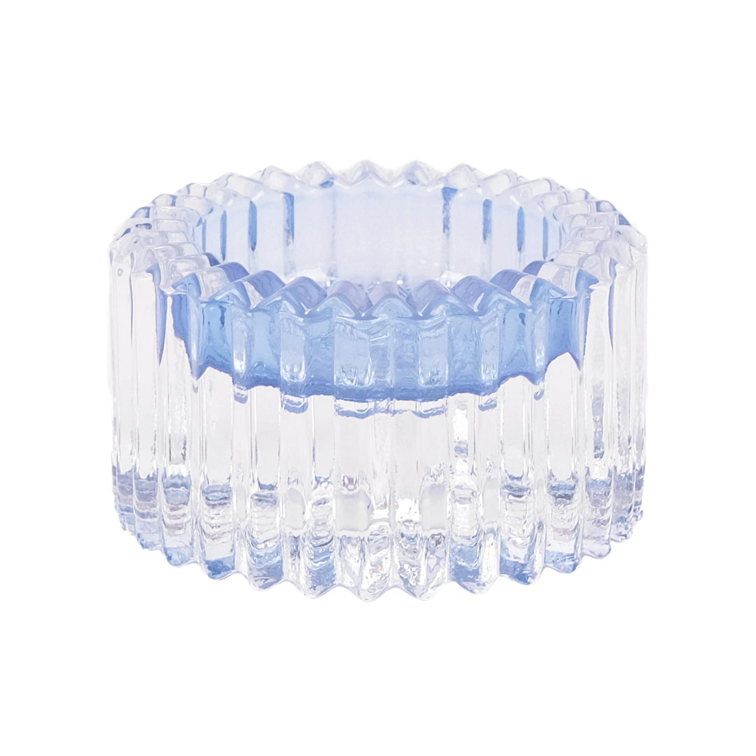 Impala Light Blue Glass Tlite Sml 8x8x4.5cm Light Blue