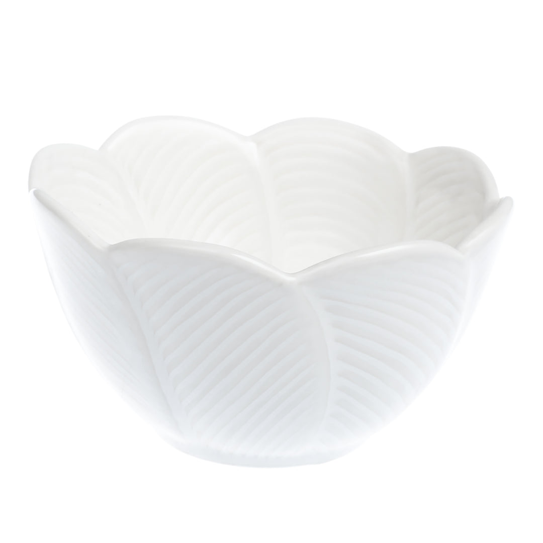Leaf Condi Cup White 10cm