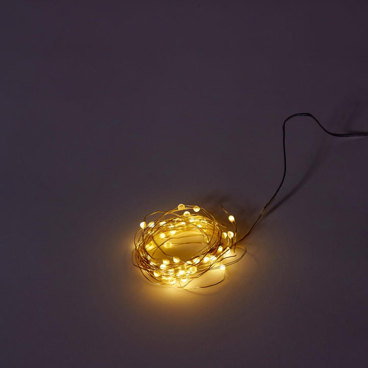 Luminous Bright String Light 6m Gold