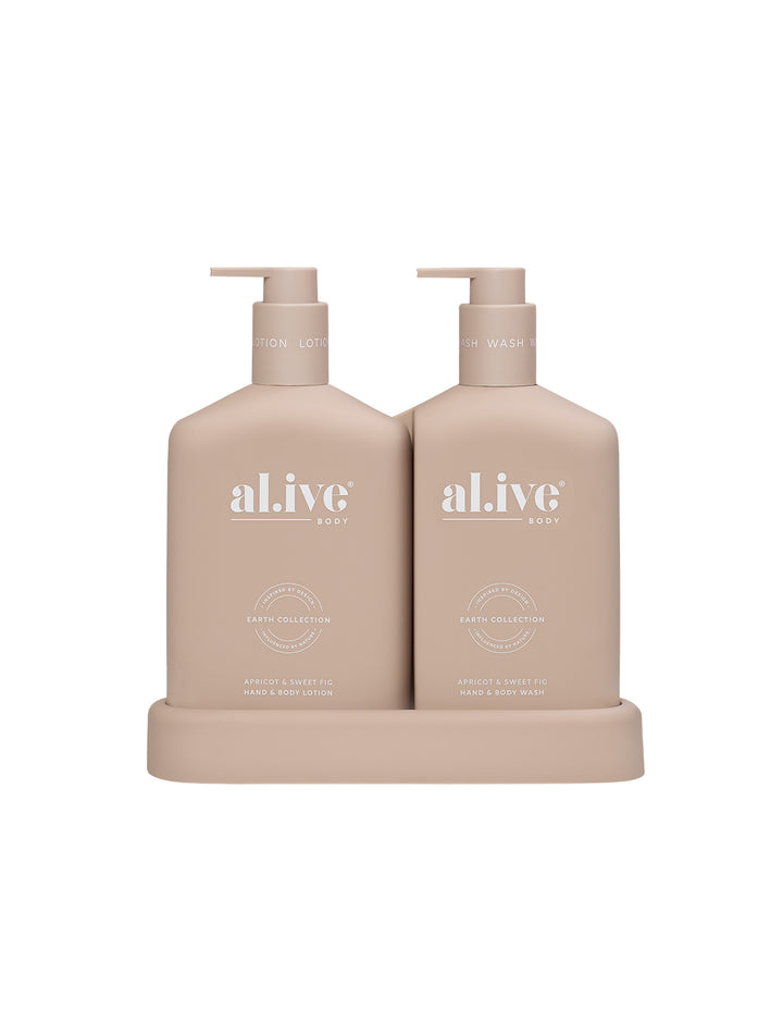 Al.ive Body Wash & Lotion Duo - Apricot & Sweet Fig