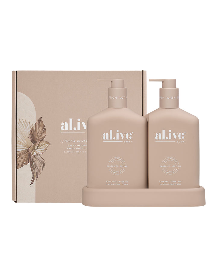 Al.ive Body Wash & Lotion Duo - Apricot & Sweet Fig