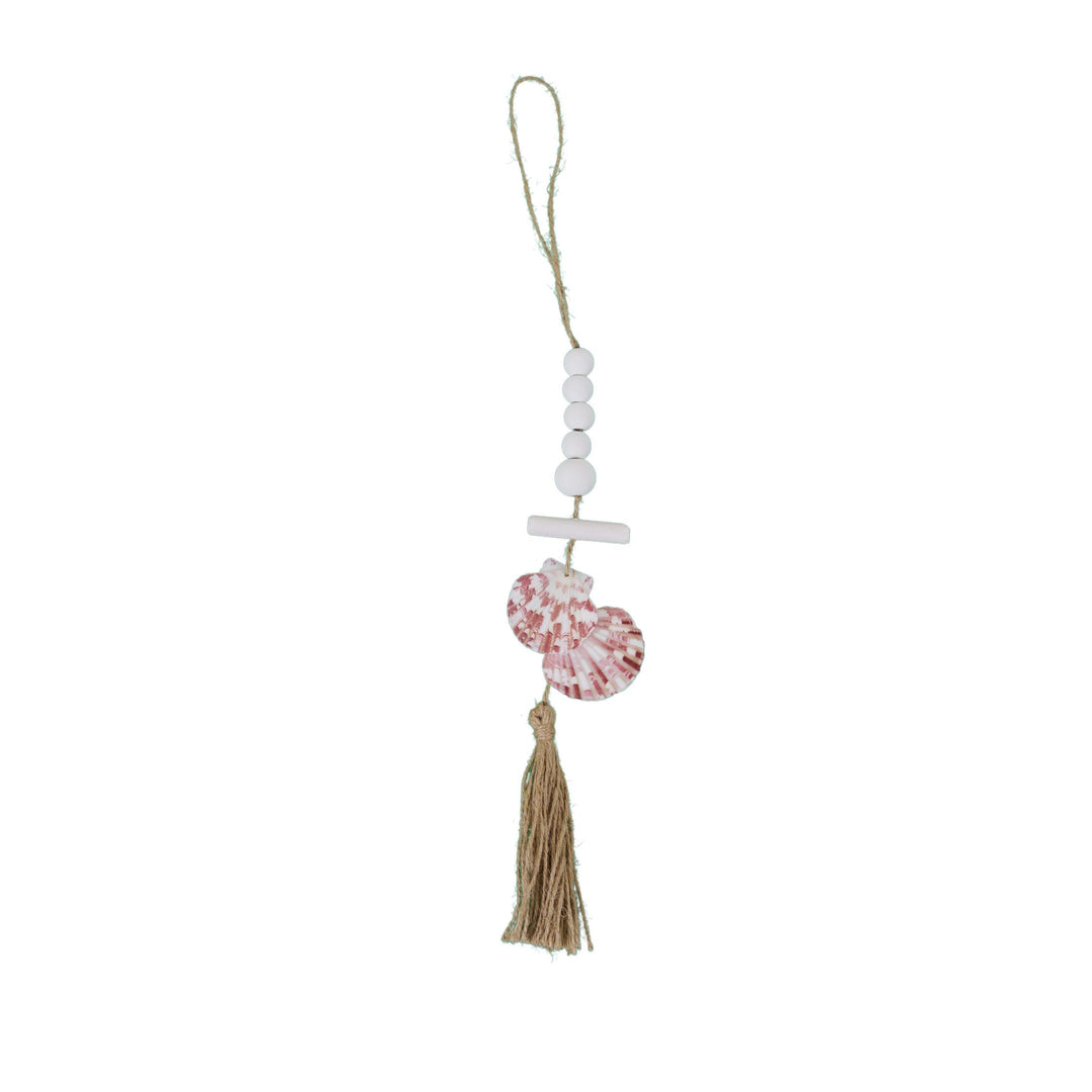 Harvey Wood/Shell Hanging Beads 29cm