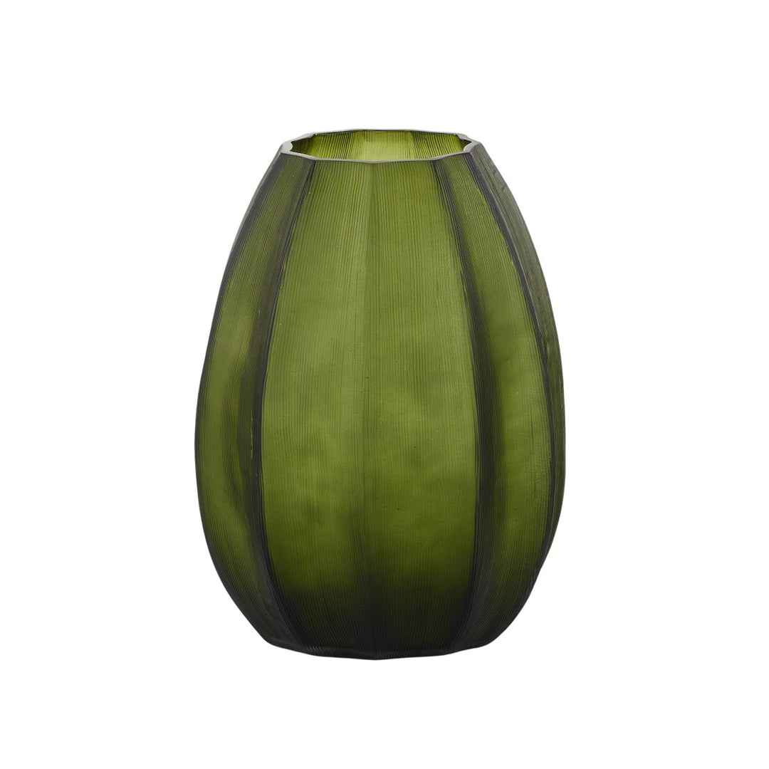Mossman Glass Vase 20x20x25cm Green