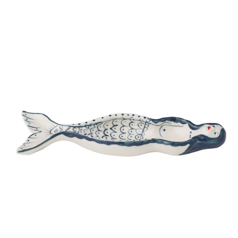 Malia Ceramic Trinket Dish 22x5cm Navy