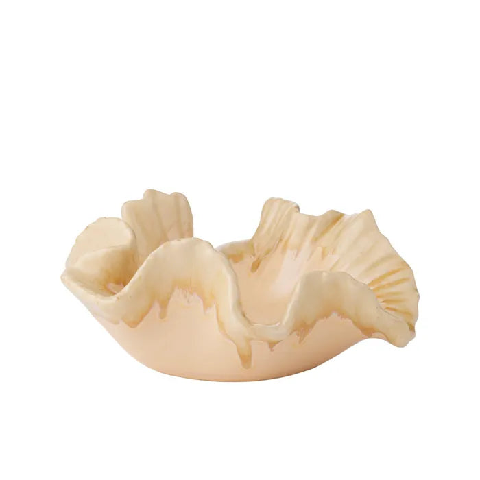 Lexi Ceramic Dish 21x19.5x8cm Nude