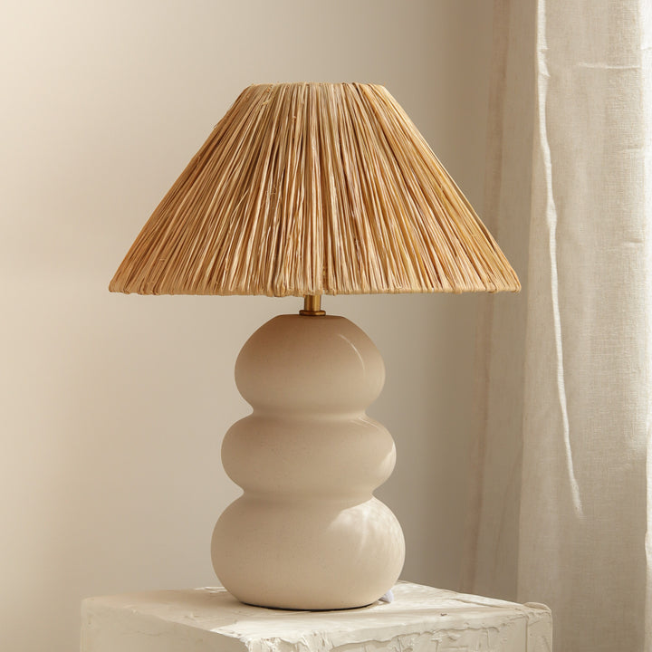 Soffia Raffia Table Lamp