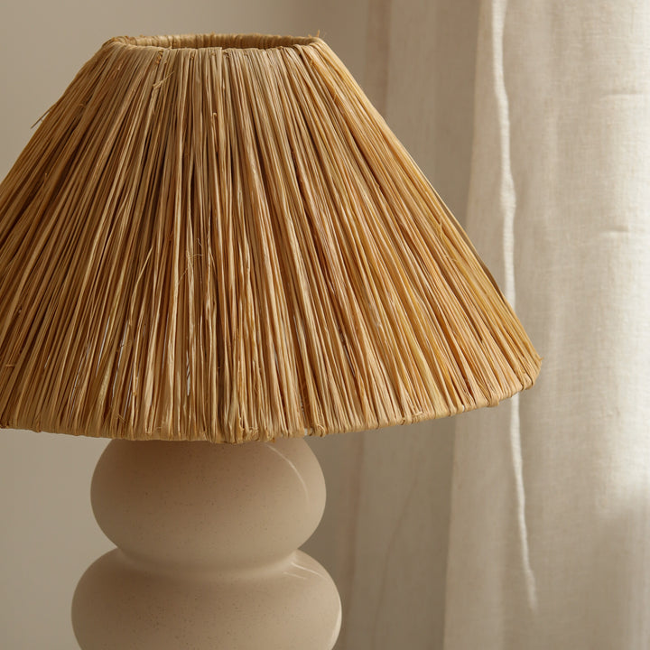 Soffia Raffia Table Lamp