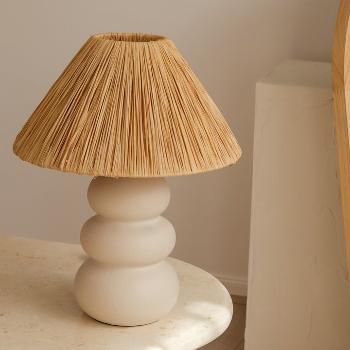 Soffia Raffia Table Lamp