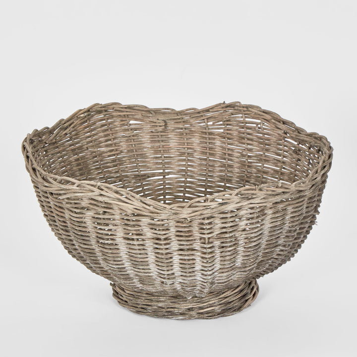 Rattan Fruit Basket L:34 W:34 H:18.5