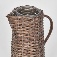Jug With Glass Insert S L:14.5 W:12 H:25