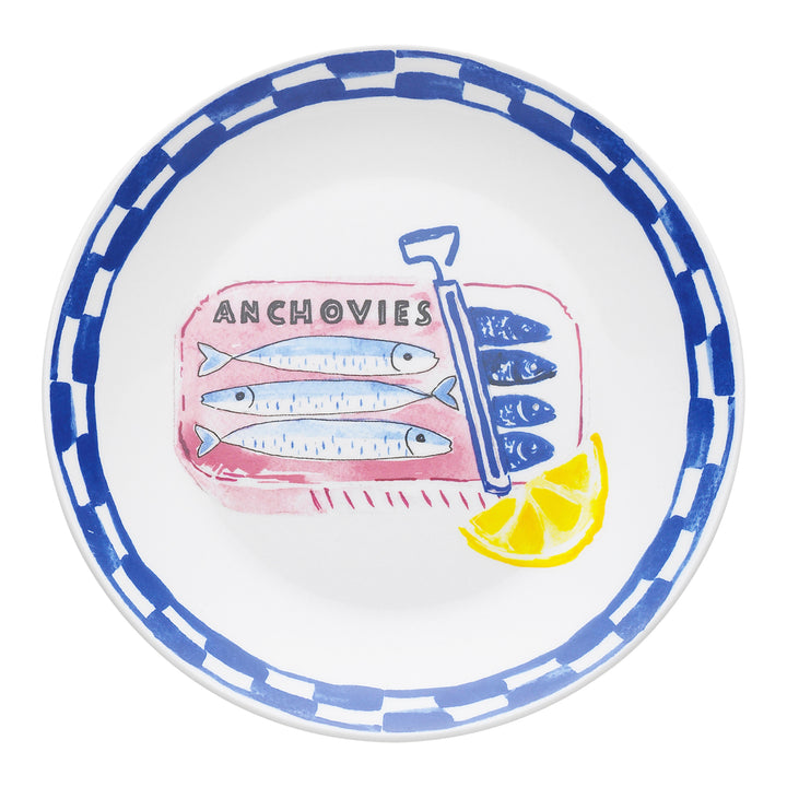 Positano Set of 4 Side Plates 20cm Assorted