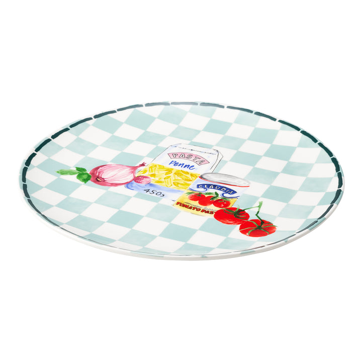Porto Valentina Round Serving Platter Penne 32cm