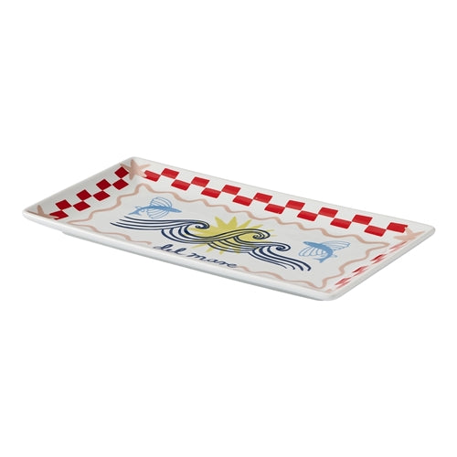 Nautilus Rectangle Serving Platter 29.5cm Del Mare