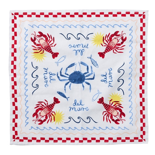 Nautilus Set of 4 Napkins 45x45cm Lobster